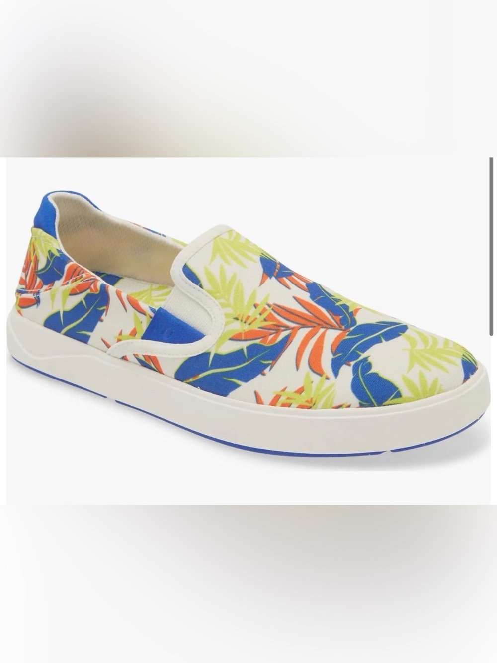 OluKai Lae'ahi Pa'I Slip-On Sneaker (Men) OluKai. R3 
Floral Slip-On Canvas
